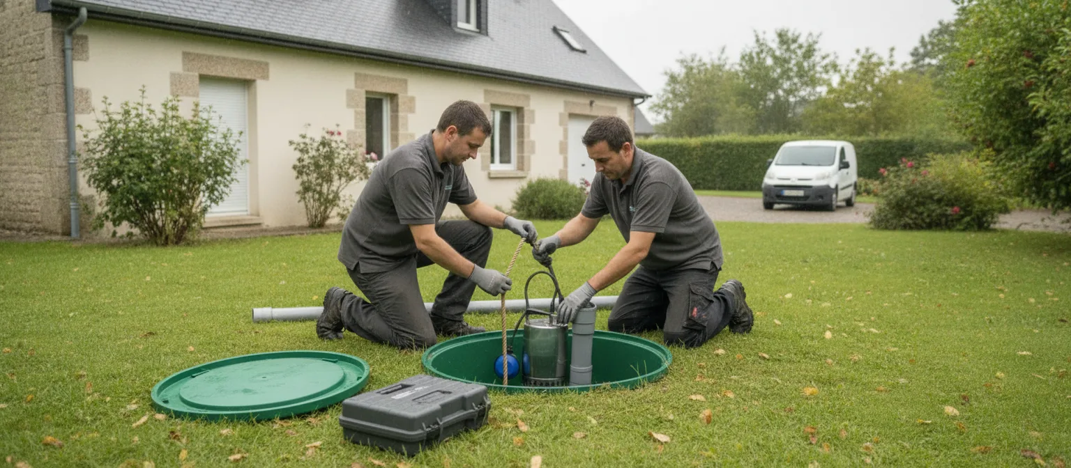 Dépannage pompe de relevage Rezé – méthode / geste technique